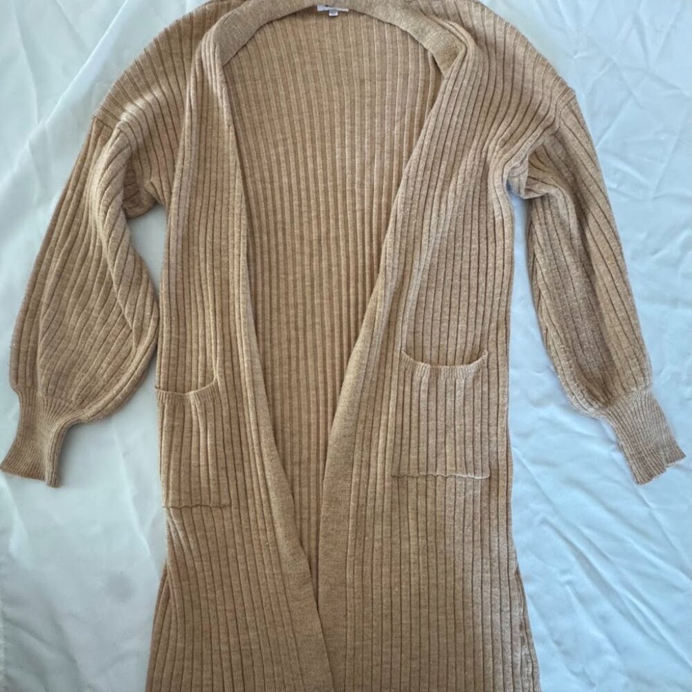 Tan Cardigan 525